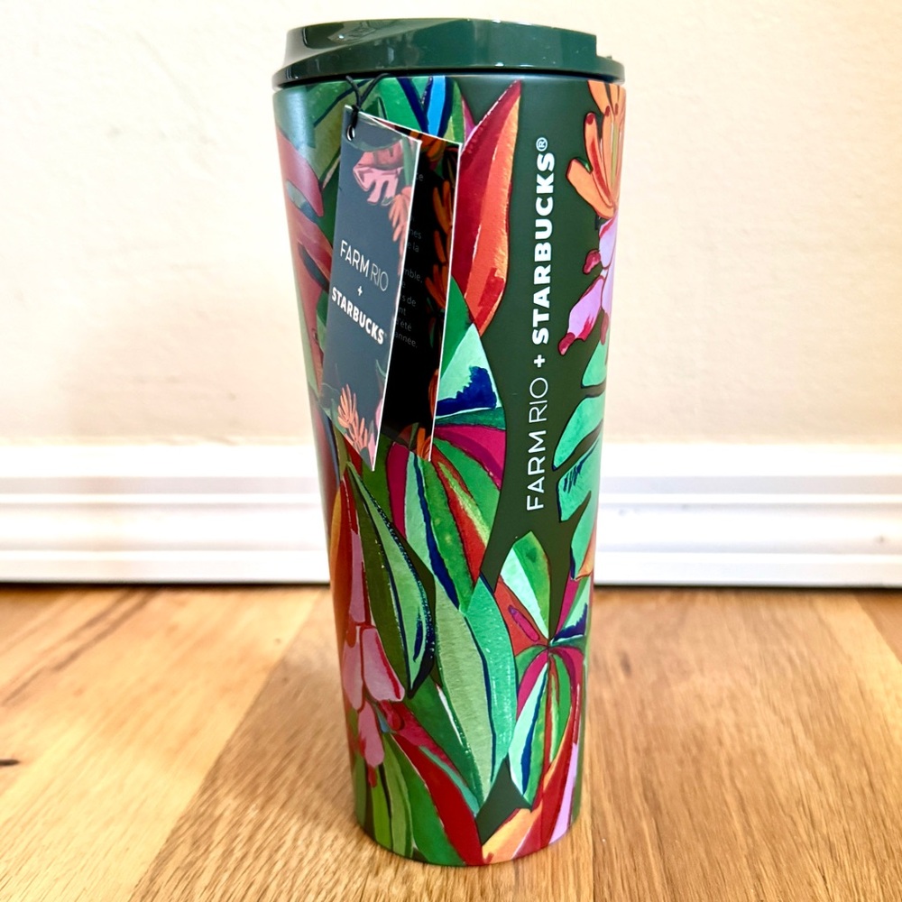 Starbucks Colorful Floral and Bird Art Tumblers and Mug Set - Picture 5 of 10